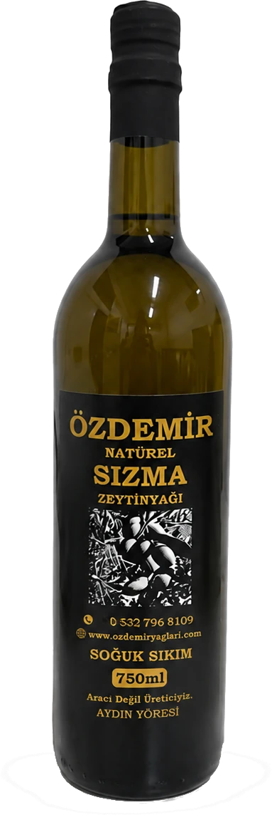 Natürel Sızma Zeytinyağı 750 ml cam şişe