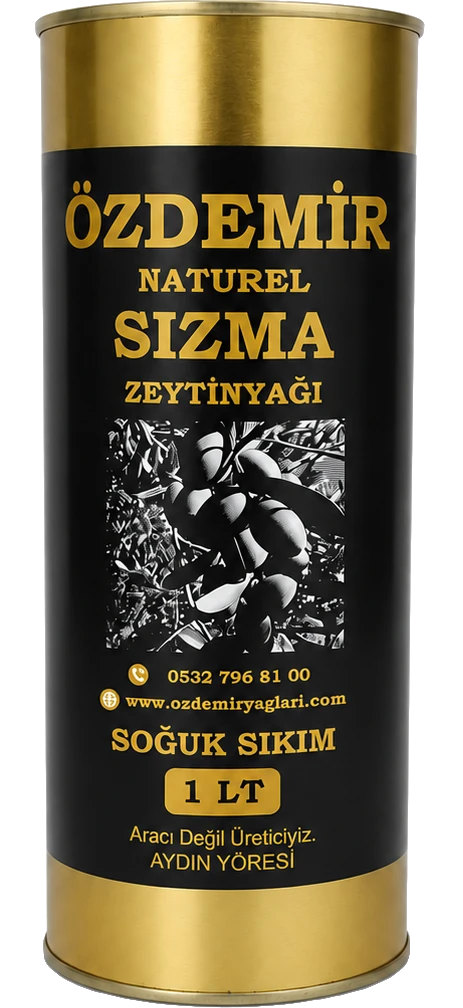 Natürel Sızma Zeytinyağı 1 LT teneke